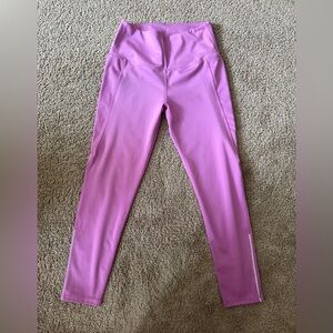 Leg End Purple Lavender Active Athletic Yoga Workout Leggings Women's Large F-3